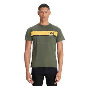 Lee L211918801 Haki Erkek T-shirt