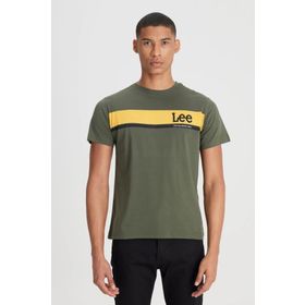 Lee L211918801 Haki Erkek T-shirt