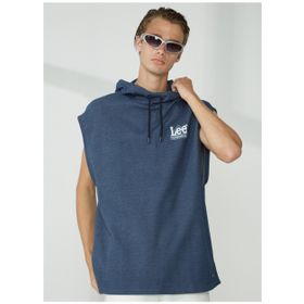 Lee L231252410 Kapüşon Yaka Lacivert Erkek Sweatshirt