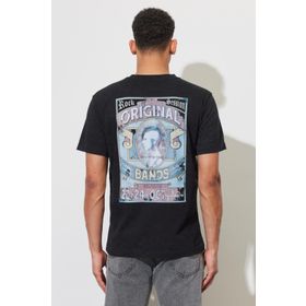 Lee L231307001 Bisiklet Yaka Siyah Erkek T-Shirt