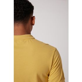 Lee L231369200 Polo Yaka Sarı Erkek T-shirt
