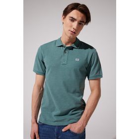 Lee L231369300 Polo Yaka Yeşil Erkek T-shirt