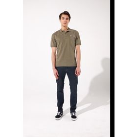 Lee L231369801 Polo Yaka Haki Erkek T-shirt