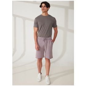 Lee L231408505 Regular Fit Lila Erkek Sweat Şort