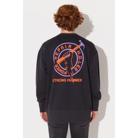 Lee L232282 003 Antrasit Bisiklet Yaka Erkek Sweatshirt