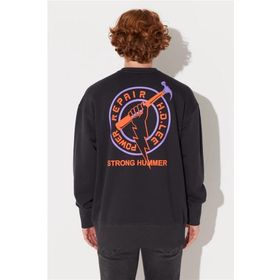 Lee L232282 003 Antrasit Bisiklet Yaka Erkek Sweatshirt