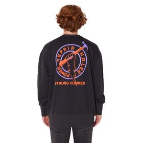 Lee L232282 003 Antrasit Bisiklet Yaka Erkek Sweatshirt