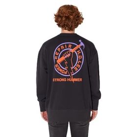 Lee L232282 003 Antrasit Bisiklet Yaka Erkek Sweatshirt