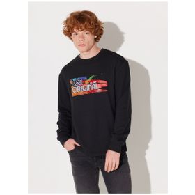 Lee L232519001 Siyah Erkek Sweatshirt