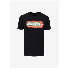 Lee L241330001 Siyah Bisiklet Yaka Erkek T-Shirt