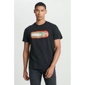 Lee L241330001 Siyah Bisiklet Yaka Erkek T-Shirt