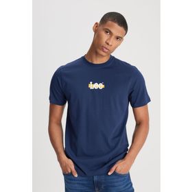 Lee L241521410 Lacivert Oversize Erkek T-shirt