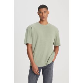 Lee L241569303 Yeşil Bisiklet Yaka Erkek T-Shirt