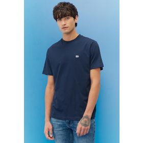 Lee L60UFQ35 Bisiklet Yaka Regular Fit Lacivert Erkek T-shirt
