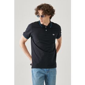 Lee L61ARL01 Siyah Polo Yaka Erkek T-shirt