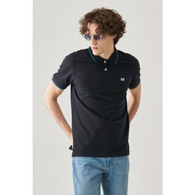 Lee L61ARL01 Siyah Polo Yaka Erkek T-shirt