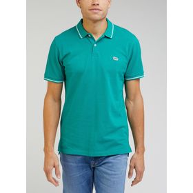 Lee L61ARLA12 Polo Yaka Yeşil Erkek T-shirt