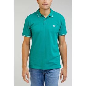 Lee L61ARLA12 Polo Yaka Yeşil Erkek T-shirt