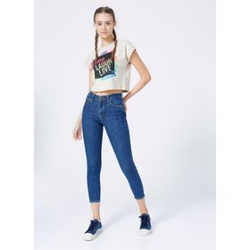 Lee L626PQXM Koyu Mavi Kadın Jean Pantolon