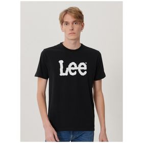 Lee L65QAI01 Logo Siyah Erkek T-Shirt