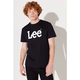 Lee L65QAI01 Logo Siyah Erkek T-Shirt