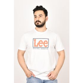 Lee L68TYSMK Beyaz Erkek T-shirt