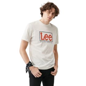 Lee L68TYSMK Beyaz Erkek T-shirt