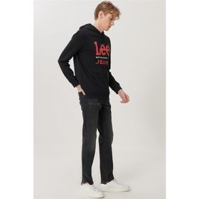 Lee L707 Dark Gray 040 Erkek Regular Straight Normal Bel Duz Daren Zİp Fly Regular Straight Jean Pantolon