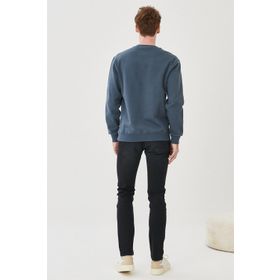 Lee L719IZHL 001 Siyah Luke Slim Fit Düşük Bel Dar Paça Streç Jeans Erkek Kot Pantolon