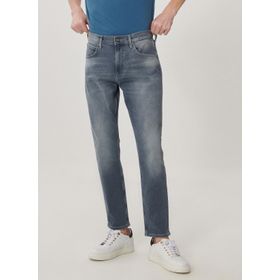 Lee L733NKUQ Light Gri Erkek Austin Regular Tape Kırmızı Denim Jean Pantolon