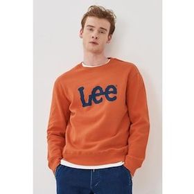 Lee L80XTJBH Turuncu Erkek Sweatshirt