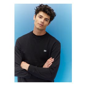 Lee L81IRY01 Siyah Bisiklet Yaka Erkek Sweatshirt