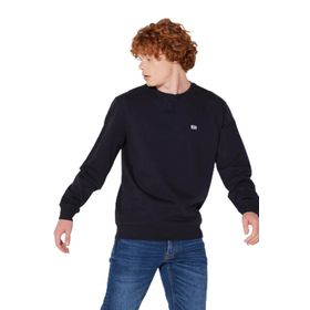 Lee L81IRY01 Siyah Bisiklet Yaka Erkek Sweatshirt
