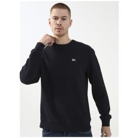 Lee L81IRYMA Bisiklet Yaka Mavi Erkek Sweatshirt