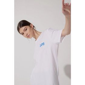 Lee LL04FQLJ Bisiklet Yaka Beyaz Erkek T-shirt