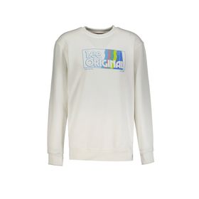 Lee LL20FRNQ Bisiklet Yaka Ekru Erkek Sweatshirt