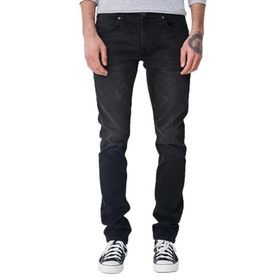 Lee Luke Asfalt Siyahı Slim Tapered Erkek Jean Pantolon