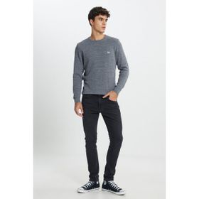 Lee Luke Asfalt Siyahı Slim Tapered Erkek Jean Pantolon