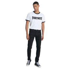 Lee Luke Koyu Siyah Slim Tapered Erkek Jean Pantolon