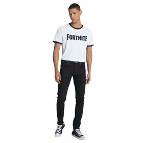 Lee Luke Koyu Siyah Slim Tapered Erkek Jean Pantolon