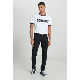 Lee Luke Koyu Siyah Slim Tapered Erkek Jean Pantolon