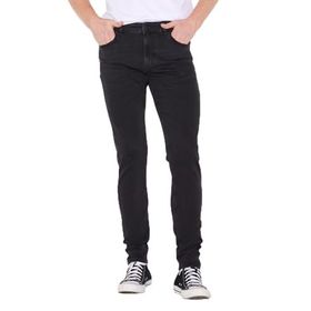 Lee Malone Siyah Skinny Erkek Jean Pantolon