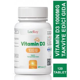 LeeRoy Vitamin D3 1000 mg 120 Tablet