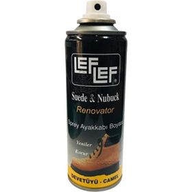 Leflef Süet Nubuk 200 ml Devetüyü Sprey Ayakkabı Boyası