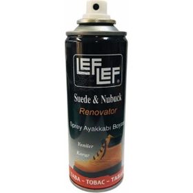 Leflef Süet Nubuk 200 ml Taba Sprey Ayakkabı Boyası