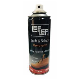 Leflef Süet Nubuk 200 ml Taba Sprey Ayakkabı Boyası