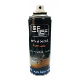 Leflef Süet Nubuk Lacivert 200 ml Sprey Ayakkabı Boyası