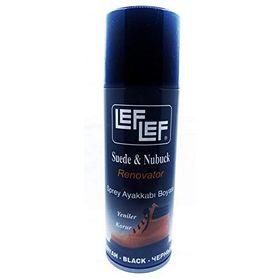 Leflef Süet Nubuk Siyah 200 ml Sprey Ayakkabı Boyası