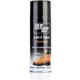 Leflef Süet Nubuk Siyah 200 ml Sprey Ayakkabı Boyası