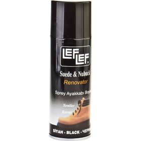 Leflef Süet Nubuk Siyah 200 ml Sprey Ayakkabı Boyası